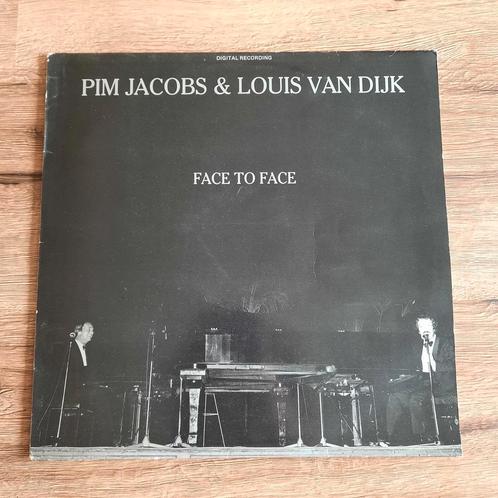 LP - Louis van Dijk Pim Jacobs - Face to Face, Cd's en Dvd's, Vinyl | Jazz en Blues, Gebruikt, Jazz, 1960 tot 1980, Ophalen of Verzenden