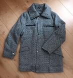 Tweed jas maat 46, Kleding | Dames, Jassen | Winter, Ophalen of Verzenden, Gedragen, Maat 46/48 (XL) of groter, Zwart