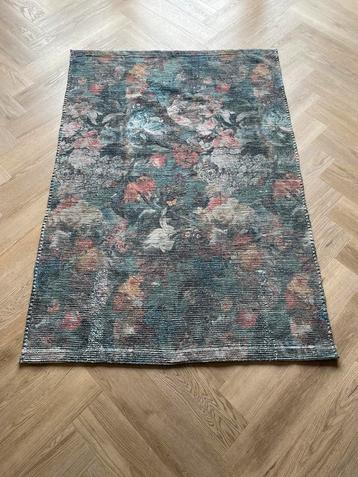 Showroommodel vloerkleed / wandkleed bloemen 123cm x 173cm