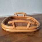 Retro rotan dienblaadje, Ophalen of Verzenden, Zo goed als nieuw