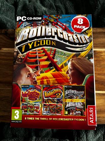 RollerCoaster Tycoon 8-Pack PC CD-ROM beschikbaar voor biedingen