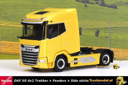 Herpa 316262 DAF XG 4x2 trekker Tuscan geel metallic, Hobby en Vrije tijd, Modelauto's | 1:87, Nieuw, Bus of Vrachtwagen, Herpa