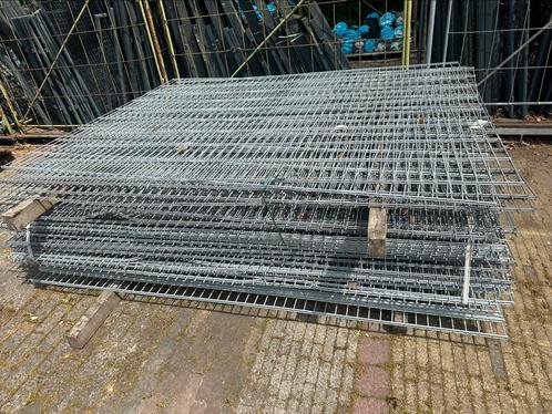 Dubbelstaafmat hekwerk 6-5-6 – 2e keus – 183x251 cm – €25,-, Tuin en Terras, Tuinhekken en Hekwerk, Zo goed als nieuw, Dubbelstaafmat hekwerk