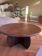 Japansi walnoot salontafel, Huis en Inrichting, Tafels | Salontafels, Ophalen, 50 tot 100 cm, Rond, 50 tot 100 cm