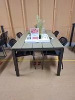 Palmas tafel 180x100 + 4x barista stoel, Ophalen, 4 zitplaatsen, Tuinset, Eettafel