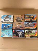 9x vliegtuig bouwdoos 1/72, Verzenden