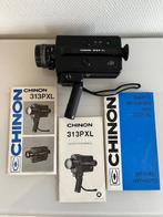 8mm Filmcamera Chinon 313 P XL met tas en documentatie, Verzenden, 1960 tot 1980, Filmcamera