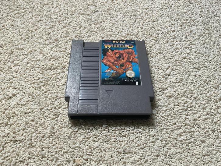 World Wrestling - Nintendo NES, Spelcomputers en Games, Games | Nintendo NES, Zo goed als nieuw, Sport, Ophalen of Verzenden