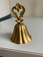 Koperen tafelbel met sierlijke bovenkant., Antiek en Kunst, Ophalen of Verzenden