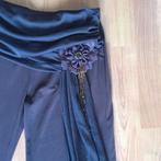 US pantalon, broek, paars met bloem, nieuw, flared, Paars, Nieuw, Ophalen of Verzenden, Maat 36 (S)