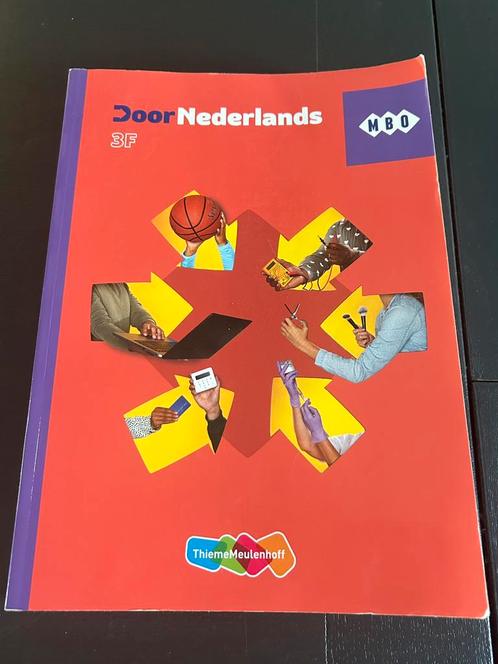 Leerwerkboek – DoorNederlands niveau 3F (ThiemeMeulenhoff), Boeken, Studieboeken en Cursussen, Zo goed als nieuw, MBO, Alpha, Ophalen of Verzenden