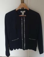 Zwart jasje met rits en glttestenen maat 40, Maat 38/40 (M), Bonprix, Zwart, Ophalen of Verzenden