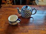 Bunzlau Castle theekop en theepot, Huis en Inrichting, Keuken | Servies, Ophalen of Verzenden, Zo goed als nieuw, Overige stijlen