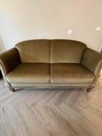 Vintage Bankstel - Groen, Ophalen, Gebruikt, 150 tot 200 cm, Tweepersoons