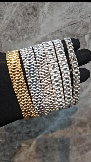 Rolex zilver armbanden 925 beschikbaar voor biedingen