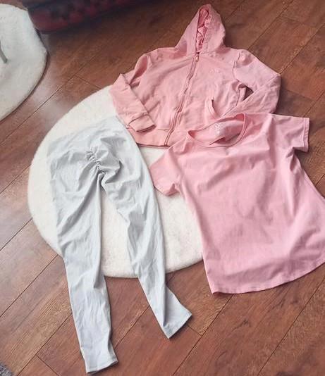 XXL Nutrition Sportset - Broek M, Vest M, Top L, Kleding | Dames, Sportkleding, Gedragen, Fitness of Aerobics, Maat 38/40 (M)