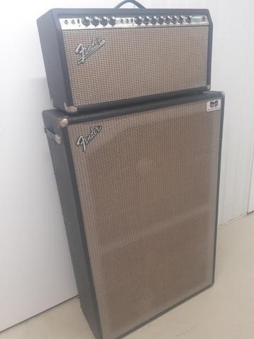 Fender Dual Showman Reverb + 2x15 cabinet beschikbaar voor biedingen