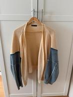 Shein Vest Cardigan - Beige/Denim, Kleding | Dames, Ophalen of Verzenden, Zo goed als nieuw, Maat 38/40 (M), Beige