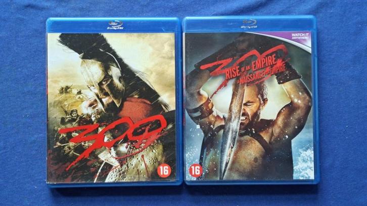 300 1 & 2 "Blu Ray", Cd's en Dvd's, Blu-ray, Zo goed als nieuw, Actie, Ophalen of Verzenden