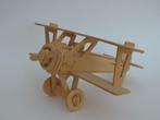 Leuk houten dubbeldeks vliegtuigje, 18,5 x 21,5 x 10,5 cm, Ophalen of Verzenden, Gebruikt
