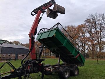 Mullie Gt 10 kipper met kraan (bj 2007) beschikbaar voor biedingen