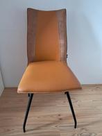 Henders en Hazel cognackleurige eetkamerstoelen, Huis en Inrichting, Stoelen, Ophalen, Gebruikt, Bruin, Metaal