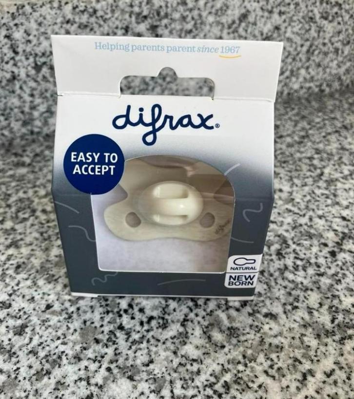 Nieuw in dichte verpakking! Newborn natural Difrax speen, Kinderen en Baby's, Babyvoeding en Toebehoren, Nieuw, Overige typen