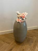 Grijze vaas 56 hoog, Ophalen, Zo goed als nieuw, Overige kleuren, 50 tot 75 cm