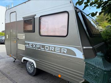 Fijne Dethleffs caravan, retro stijl opgeknapt beschikbaar voor biedingen