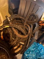 Twee zwarte gewicht touwen, Sport en Fitness, Fitnessmaterialen, Ophalen of Verzenden, Gebruikt, Armen, Battle rope