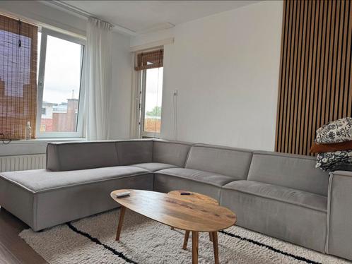 Hoekbank Links van BySidde Grijs Geïmpregneerd – 306x230 cm, Huis en Inrichting, Stoffering | Vloerbedekking, Zo goed als nieuw