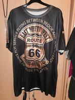 East meets west Route 66 t shirt, Kleding | Heren, Nieuw, Ophalen of Verzenden, Maat 56/58 (XL), Zwart