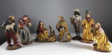 Kerstgroep Rijeda 24cm - Val Gardena Houtsnijwerk beschikbaar voor biedingen