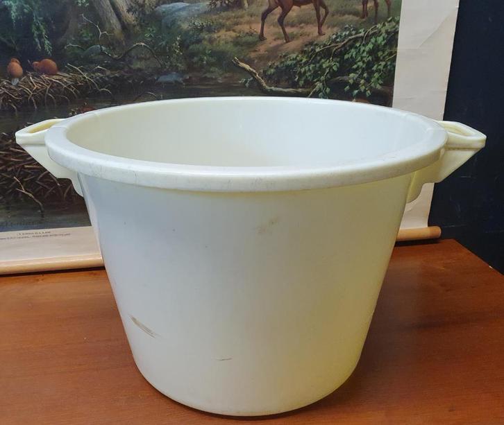 1868 vintage retro mand mandje wasmandje wasmand, Verzamelen, Retro, Huis en Inrichting, Ophalen of Verzenden