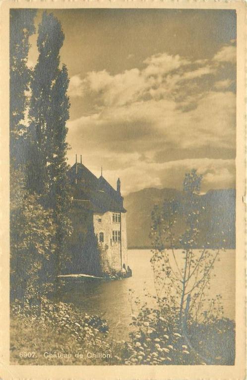 (701-459-027) Chateau de Chillon, Verzamelen, Ansichtkaarten | Buitenland, Overig Europa, Voor 1920, Verzenden