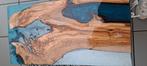 Olijfhouten Serveerplank met Epoxy, Ophalen of Verzenden, Nieuw