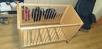 Massief blank houten kinderledikant 128cm x 70cm x 85cm, Ophalen, Gebruikt, Ledikant