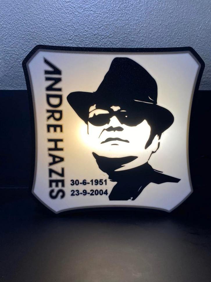 Andre Hazes Lamp - Uniek Verzamelobject!, Huis en Inrichting, Lampen | Hanglampen, Gebruikt, Minder dan 50 cm, Kunststof, Ophalen of Verzenden