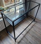 Compact Laptoptafel met Glazen Blad, Huis en Inrichting, Tafelonderdelen, Ophalen