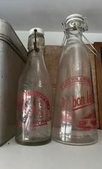 Twee franse melkflessen brocante, Antiek en Kunst, Ophalen of Verzenden