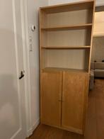Billy berken boekenkast met deuren, Huis en Inrichting, Ophalen, 200 cm of meer, 50 tot 100 cm, 25 tot 50 cm