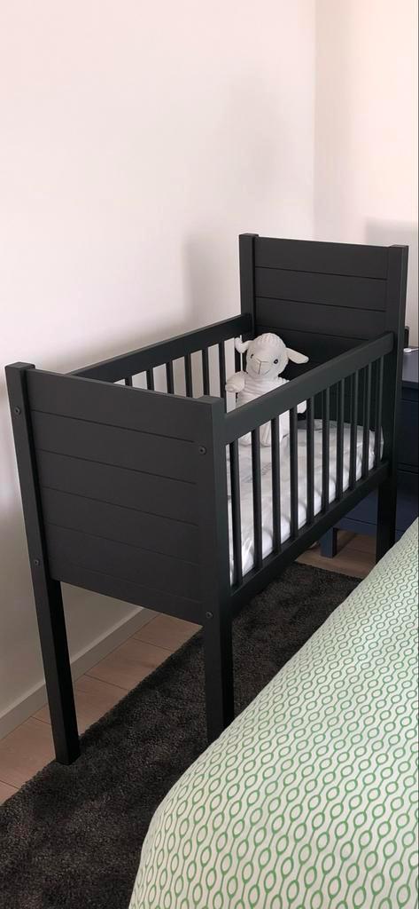 Kidsmill Baby Wieg - Mat Zwart, Kinderen en Baby's, Babywiegjes en Ledikanten, Zo goed als nieuw, Wieg, Ophalen
