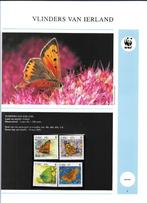 Ierland vlinders wwf wnf 2005 Bedreigde diersoorten+4fdc+tek, Postzegels en Munten, Ophalen of Verzenden, Postfris