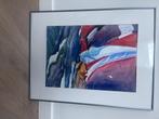 Schilderij van zeilboot, Ophalen