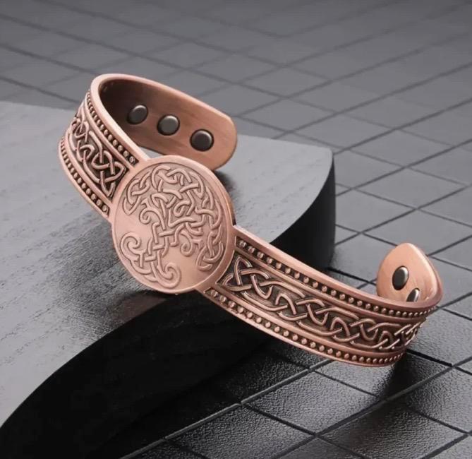 armband uniek, koper, dames/heren NIEUW, Sieraden, Tassen en Uiterlijk, Armbanden, Nieuw, Overige materialen, Overige kleuren