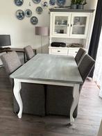 Eettafel inclusief 4 stoelen, Huis en Inrichting, Ophalen, Gebruikt, 50 tot 100 cm, Vijf personen of meer