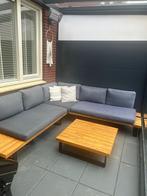 Antraciet loungeset, Tuin en Terras, Ophalen, Zo goed als nieuw