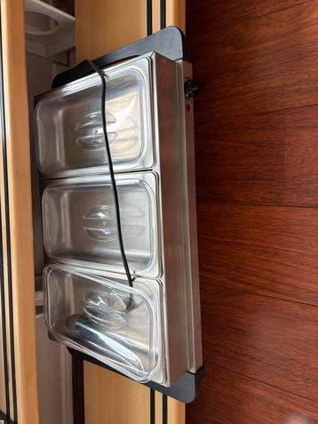 Warmhouder 3 Vakken - Buffet Server beschikbaar voor biedingen