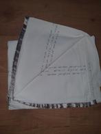 Laken/Ledikant met tekst, Gebruikt, Jongetje of Meisje, Ophalen of Verzenden, Wit