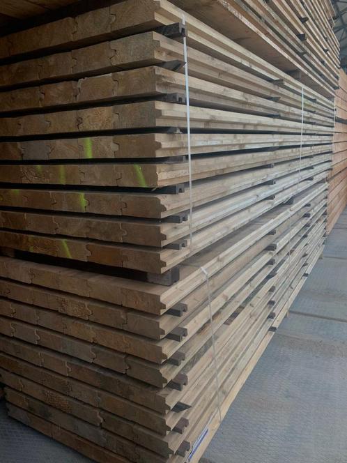 Dikke vurenhouten gebruikte damwandplanken in diverse lengte, Doe-het-zelf en Verbouw, Hout en Planken
